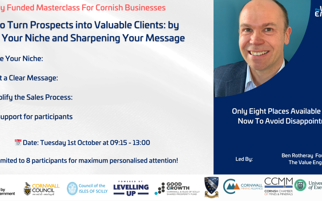 Cornish Business Owners: Unlock Your Growth Potential! Free Exclusive Workshop